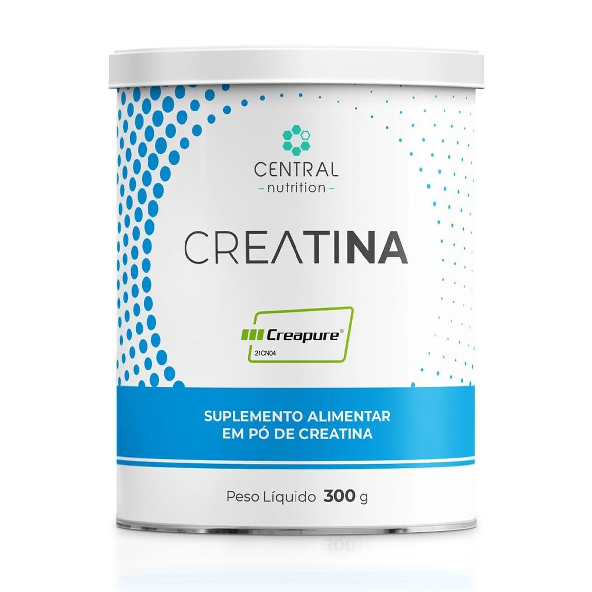 Creatina Creapure - 300g Sem Sabor - Central Nutrition