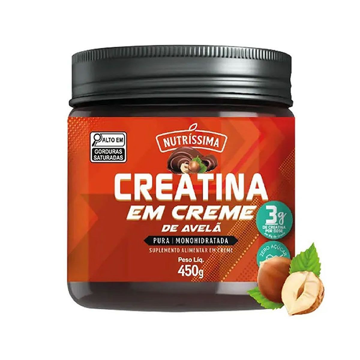 Creatina em Creme - 450g Avel� - Nutr�ssima*** Data Venc. 27/07/2025