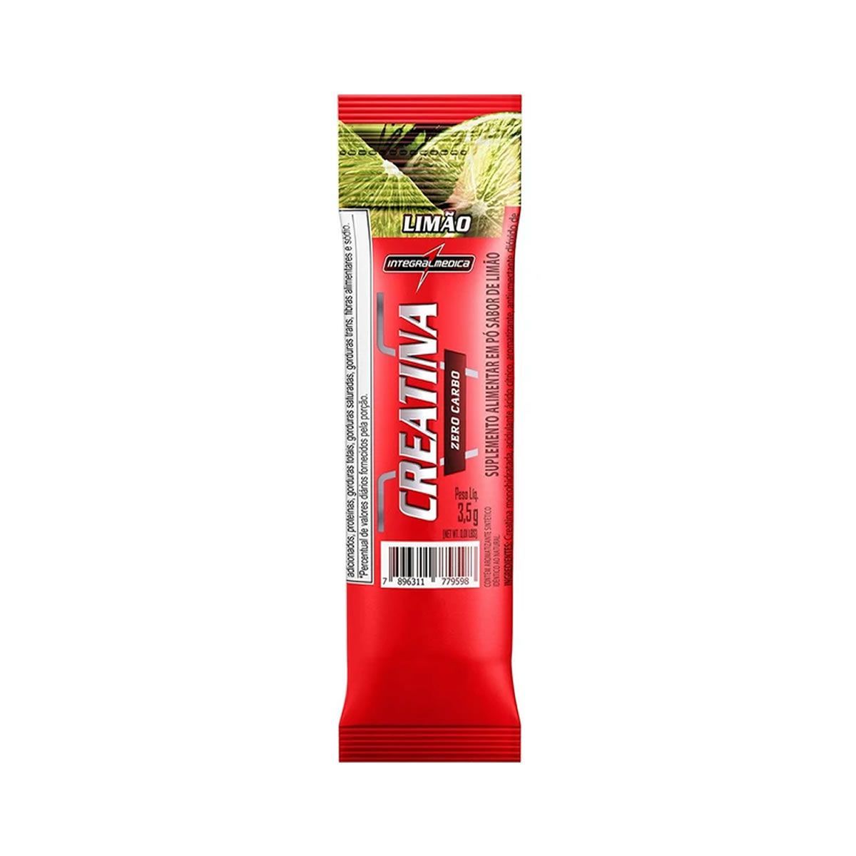 Creatina Harcore - 1 Unidade 3,5g Lim�o - Integral M�dica