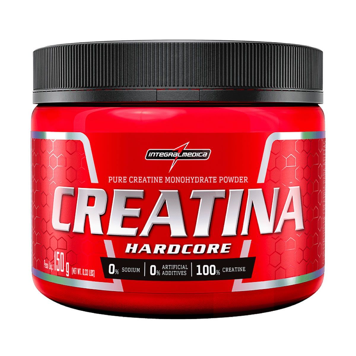 Creatina Hardcore Reload - 150g - IntegralM�dica*** LACRE INTERNO *** Data Venc. 30/03/2024