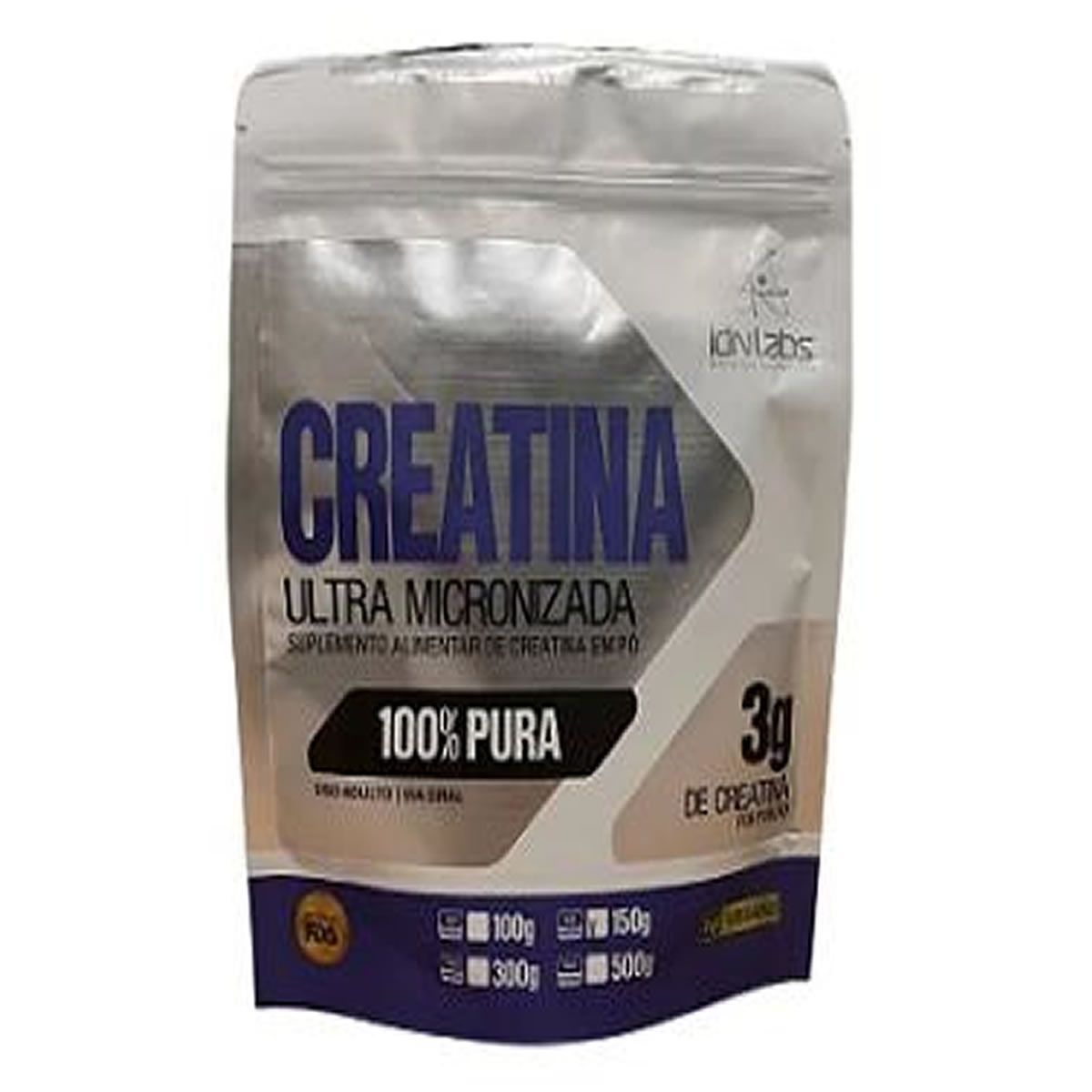 Creatina 100% Monohidratada - 150g Refil Natural - IDN Labs