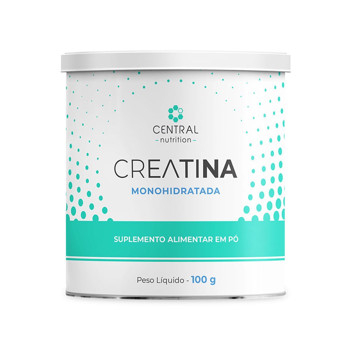 Creatina Monohidratada - 100g Sem Sabor - Central Nutrition