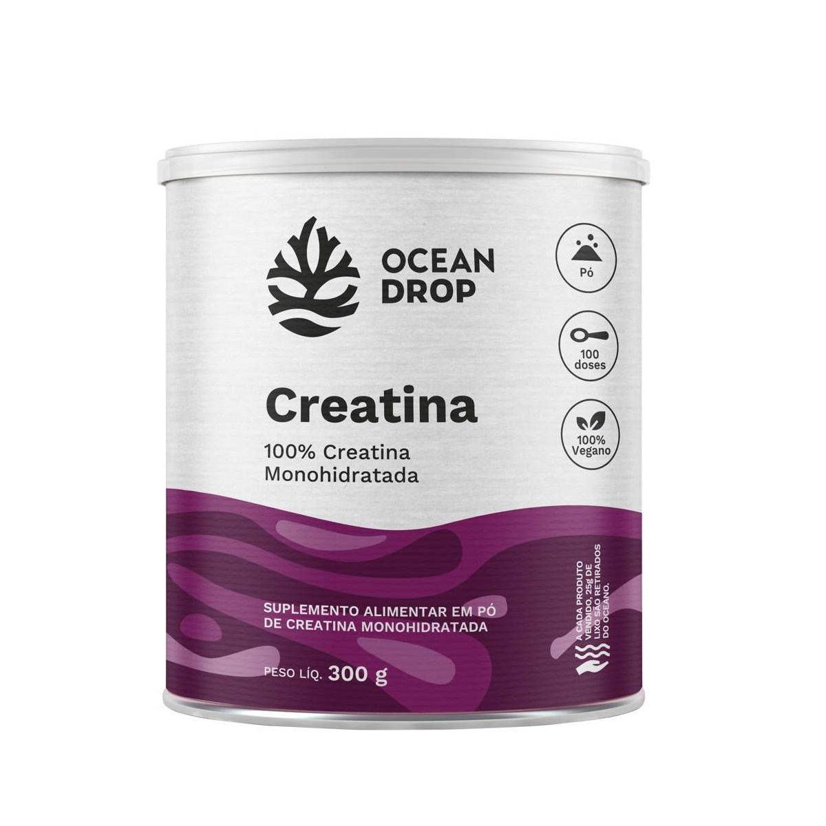 Creatina Monohidratada - 300g - Ocean Drop