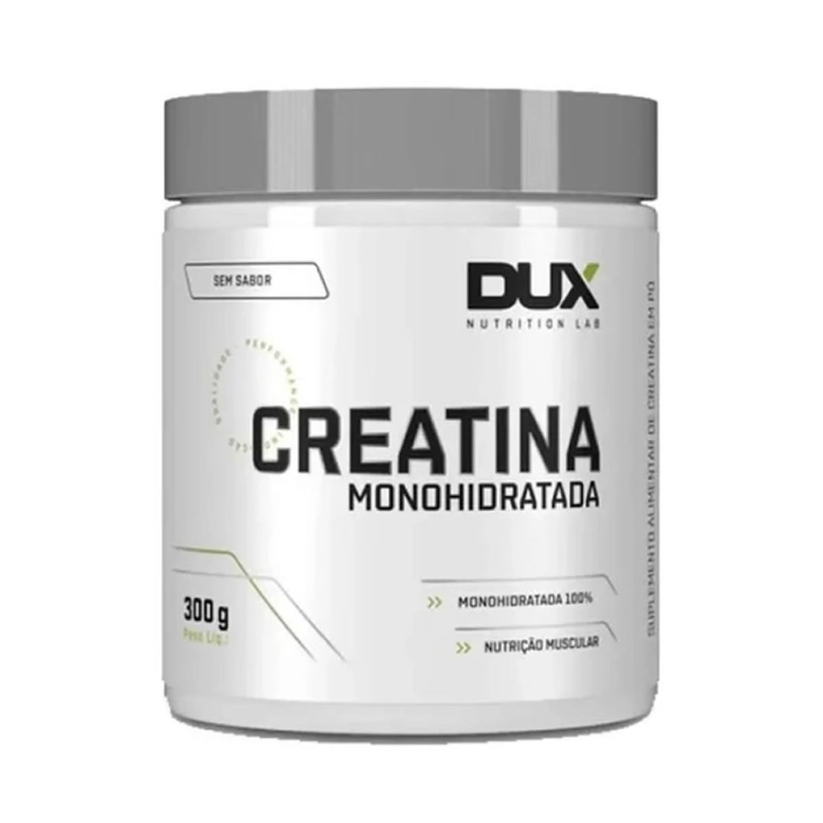 Creatina Monohidratada - 300g Sem Sabor - Dux Nutrition*** Data Venc. 30/06/2025
