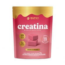 Creatina Monohidratada em Goma - 6 Gomas Caramelo de Morango - Desinch�