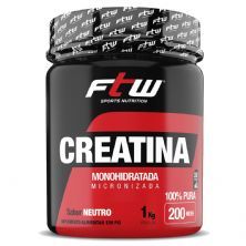 Creatina Monohidratada Micronizada - 1000g Neutro - FTW*** Data Venc. 30/12/2024