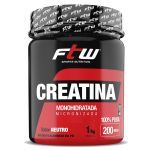 Creatina Monohidratada Micronizada - 1000g Neutro - FTW