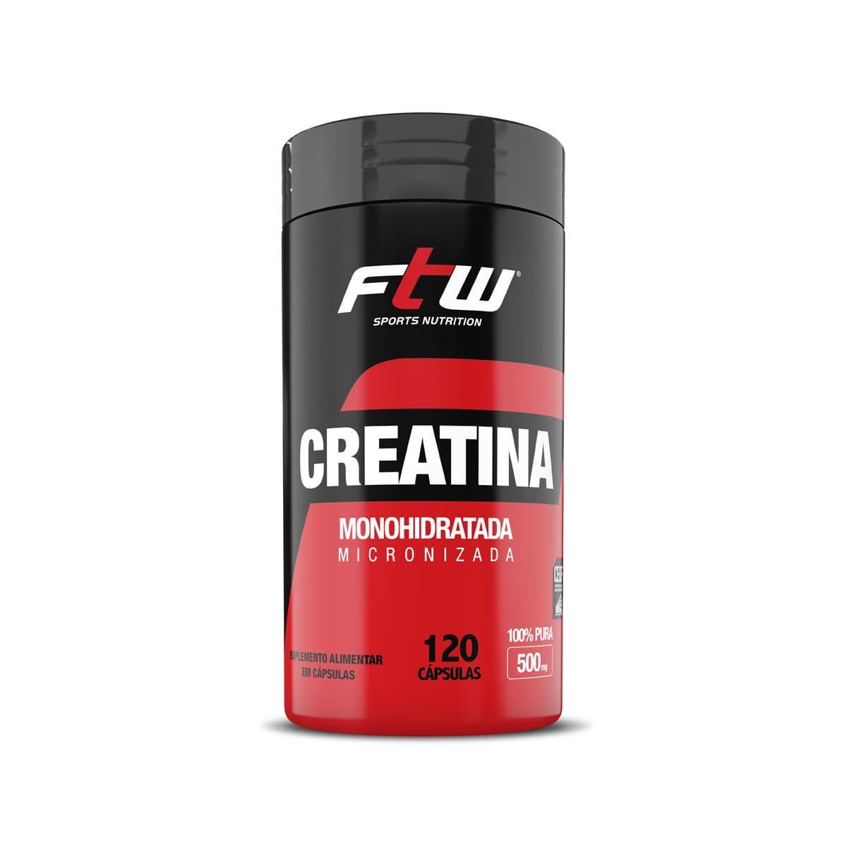 Creatina Monohidratada Micronizada - 120 C�psulas - FTW*** Data Venc. 30/12/2025