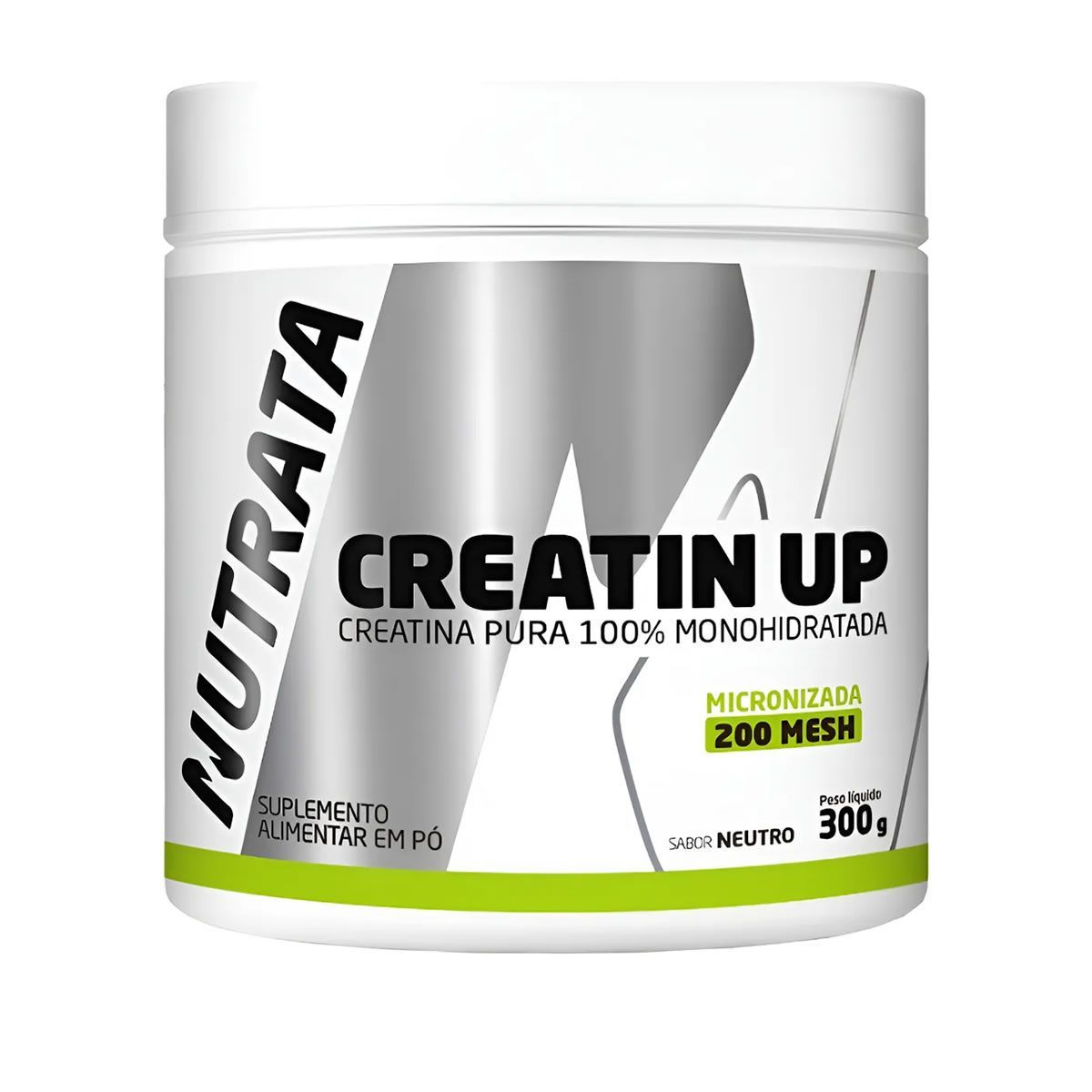 Creatina Up Monohidratada Vegano - 300g Natural - Nutrata