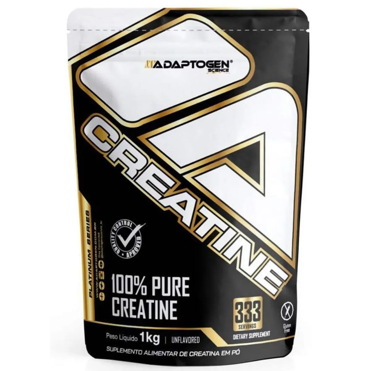 Creatine 100% Pure - 1kg Refil - Adaptogen
