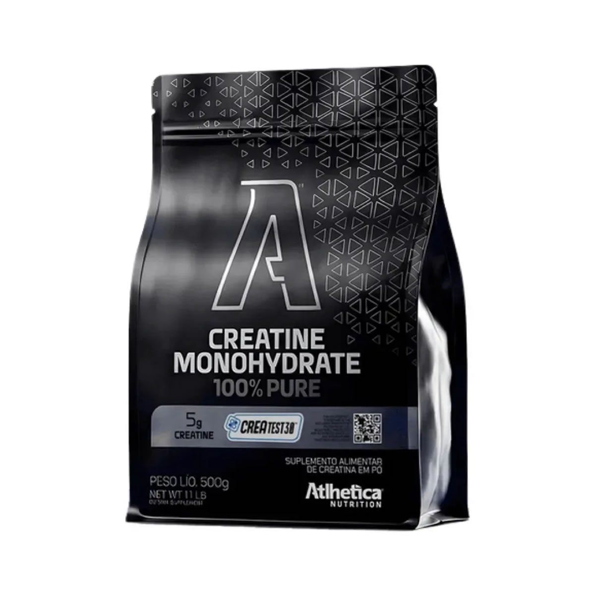 Creatine 100% Pure Createst30 - Refil 500g Sem Sabor - Atlhetica Nutrition