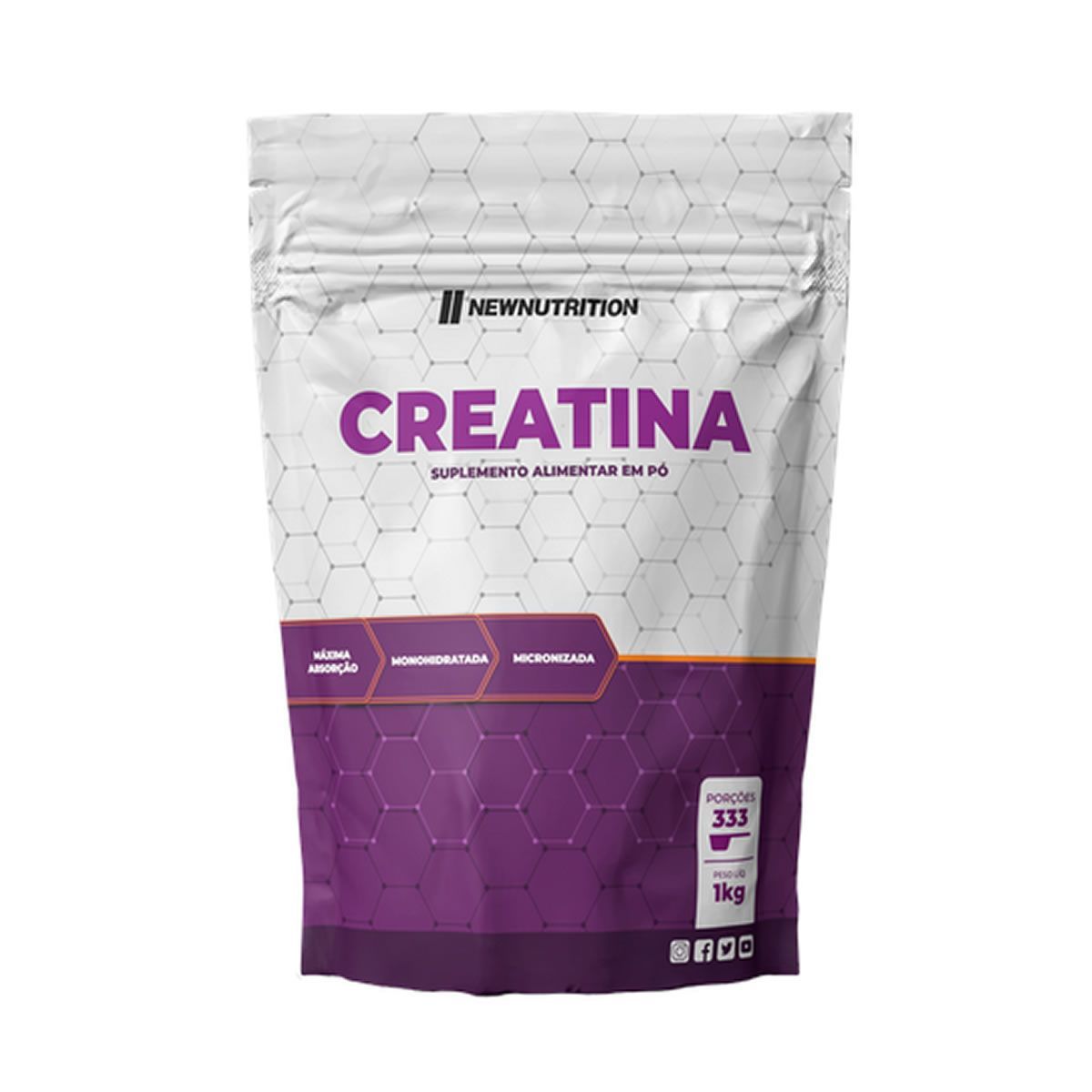 Creatine - 1000g Sem Sabor - NewNutrition