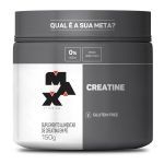 Combo 2 - Whey Blend 900g Morango + Creatina 150g + BCAA + Porta Caps + Coqueteleira - Max Titanium