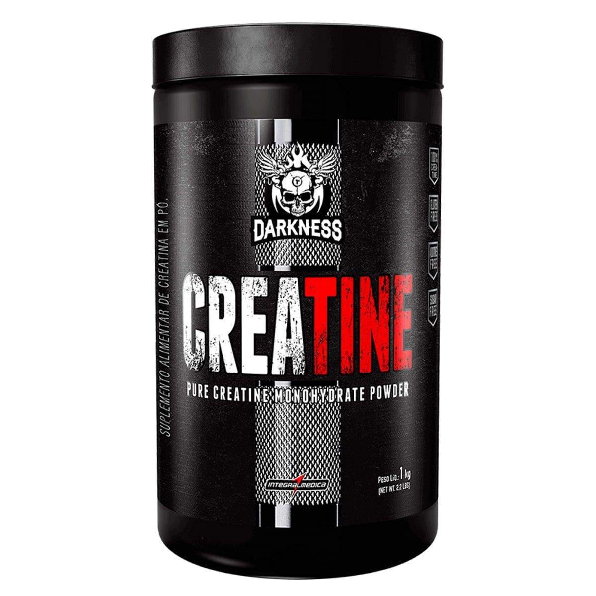 Creatine Darkness - 1000g - Integralm�dica*** TAMPA AVARIADA *** Data Venc. 30/08/2022