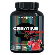 Creatine Gummy - 90 Gomas  Frutas Vermelhas - Black Skull*** Data Venc. 30/01/2026