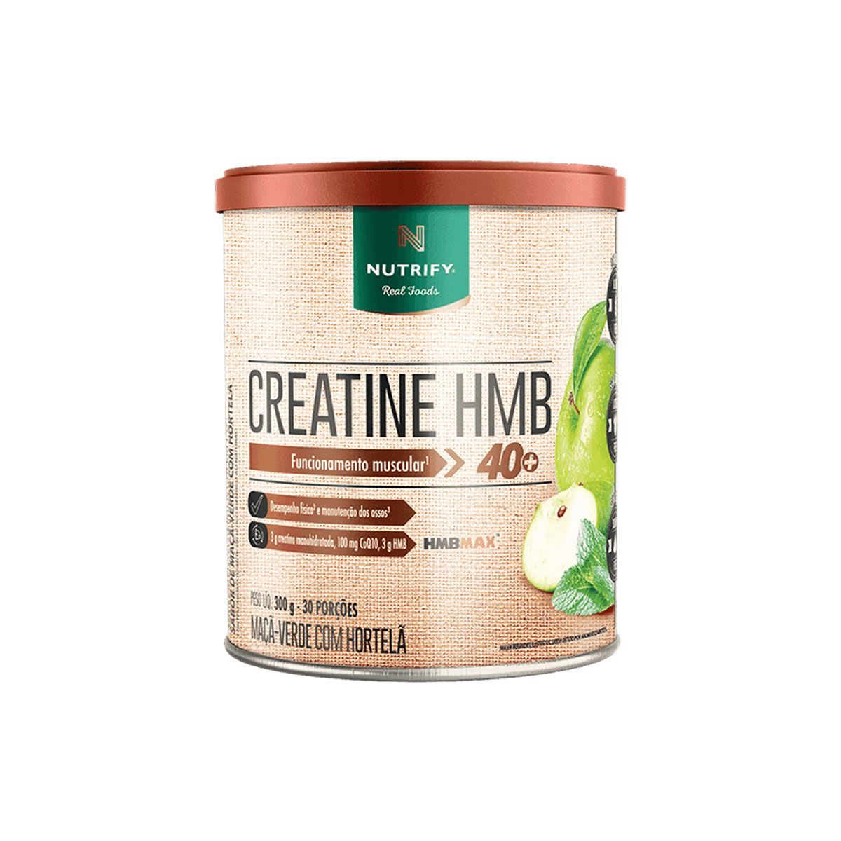 Creatine HMB - 300g Ma�� Verde Com Hortel� - Nutrify