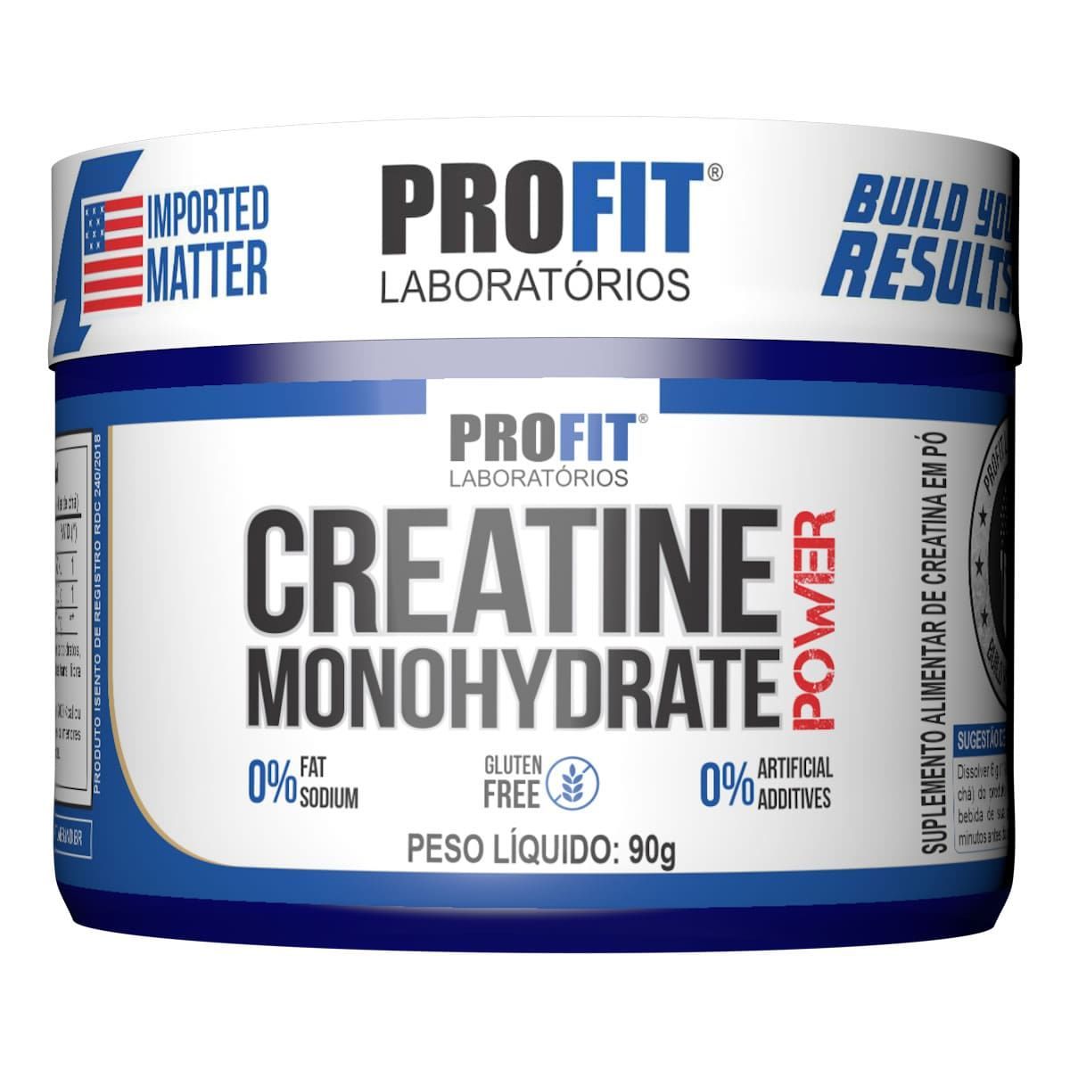 Creatine Monohydrate Power - 90g Sem Sabor - Profit