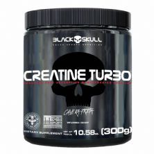 Creatine Turbo - 300g Sem Sabor - Black Skull