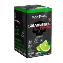 Creatine Turbo Gel - 10 Sach�s 30g Lim�o - Black Skull