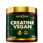 Creatine Vegan Green Man - 150g Sem Sabor - Black Skull*** Data Venc. 30/07/2025