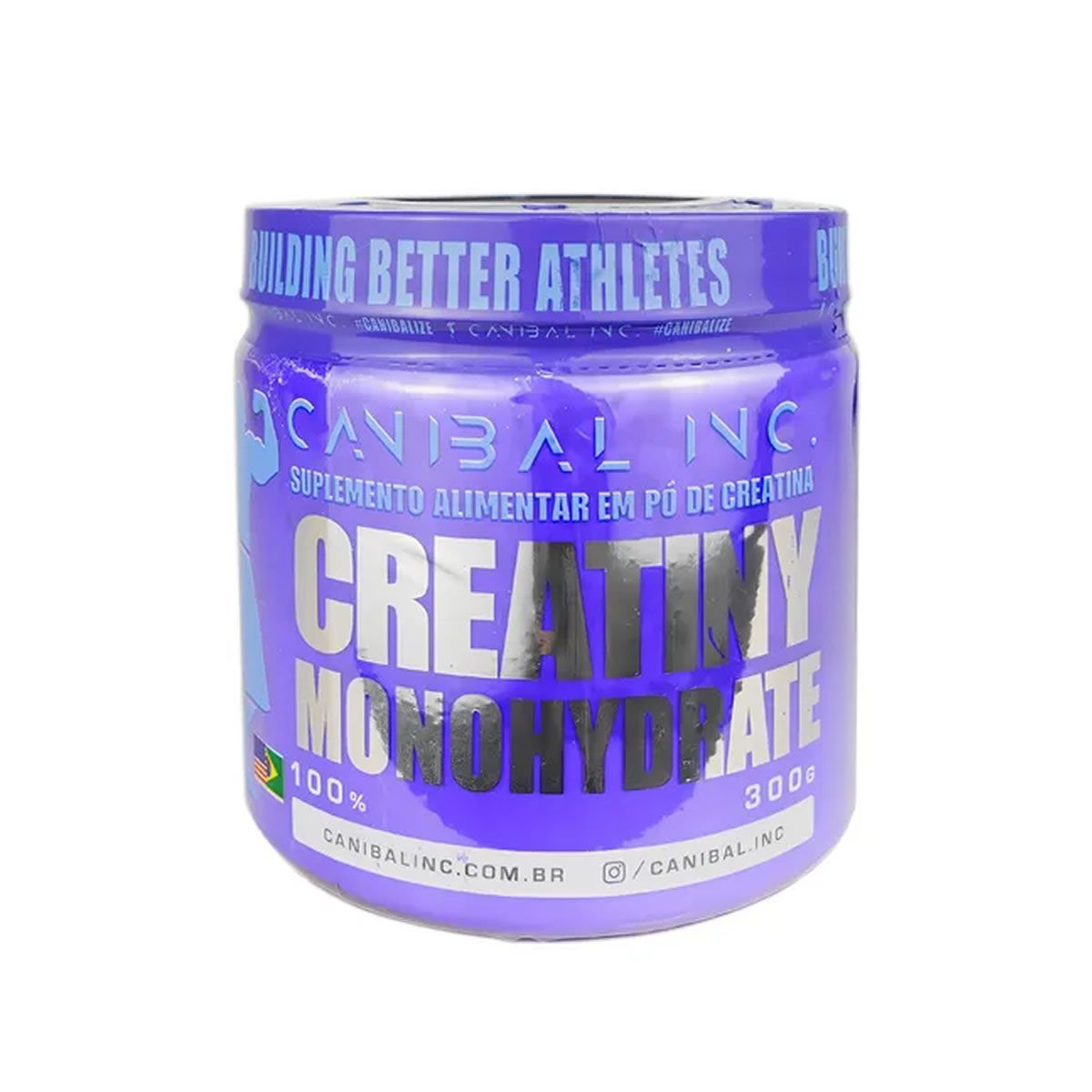 Creatiny Monohydrate - 300g Sem Sabor - Canibal*** Data Venc. 30/01/2026