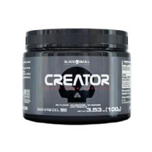 Creator Creatina - Sem Sabor 100g - Black Skull