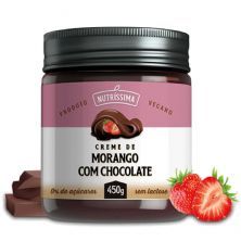 Creme Chocolate com Morango - 450g - Nutr�ssima*** Data Venc. 30/09/2022