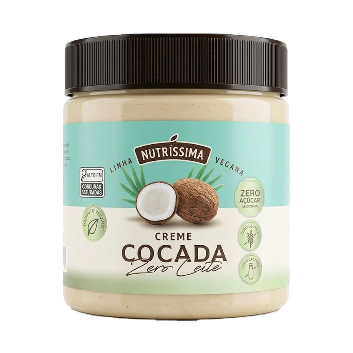 Creme Cocada Zero Leite - 450g Coco - Nutr�ssima