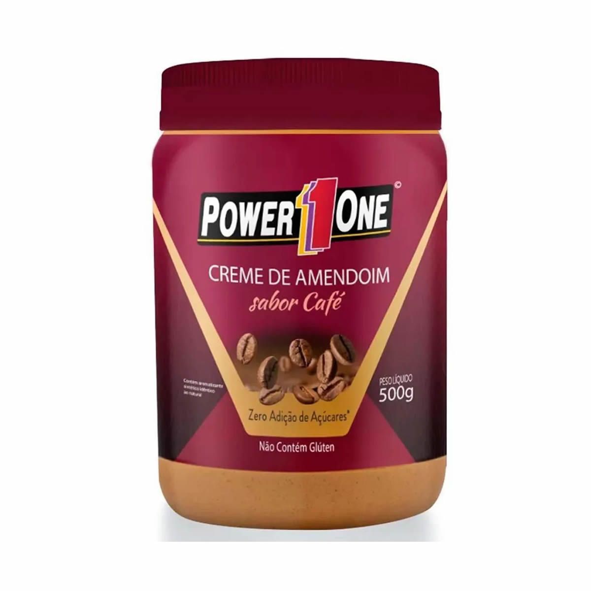 Creme de Amendoim - 500g Caf� - Power One*** Data Venc. 24/02/2023
