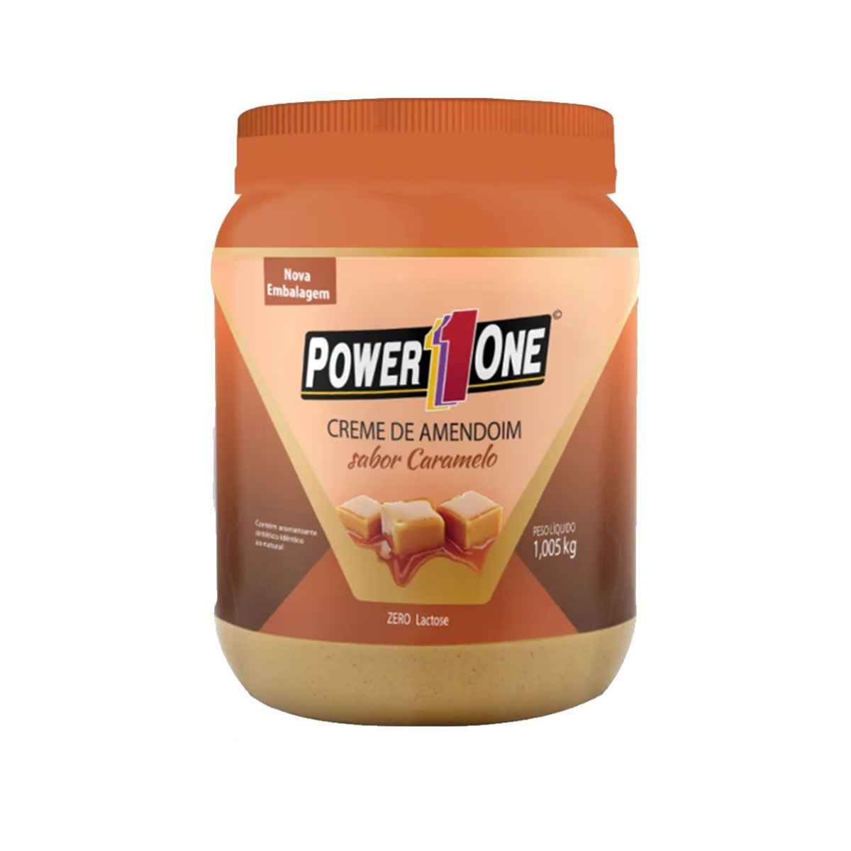 Creme de Amendoim com Caramelo - 1.005g - Power One