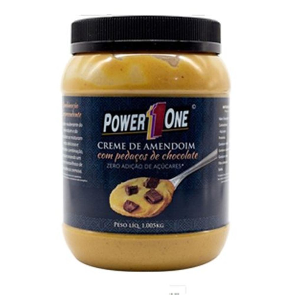Creme de Amendoim com Peda�os de Chocolate - 1005g - Power One*** Data Venc. 05/11/2020