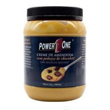 Creme de Amendoim com Peda�os de Chocolate - 1005g - Power One*** Data Venc. 05/11/2020