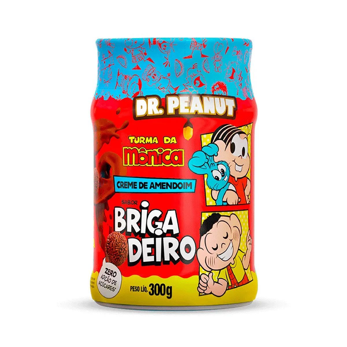 Creme de Amendoim Turma da M�nica - 300g Brigadeiro - Dr. Peanut*** Data Venc. 30/04/2024