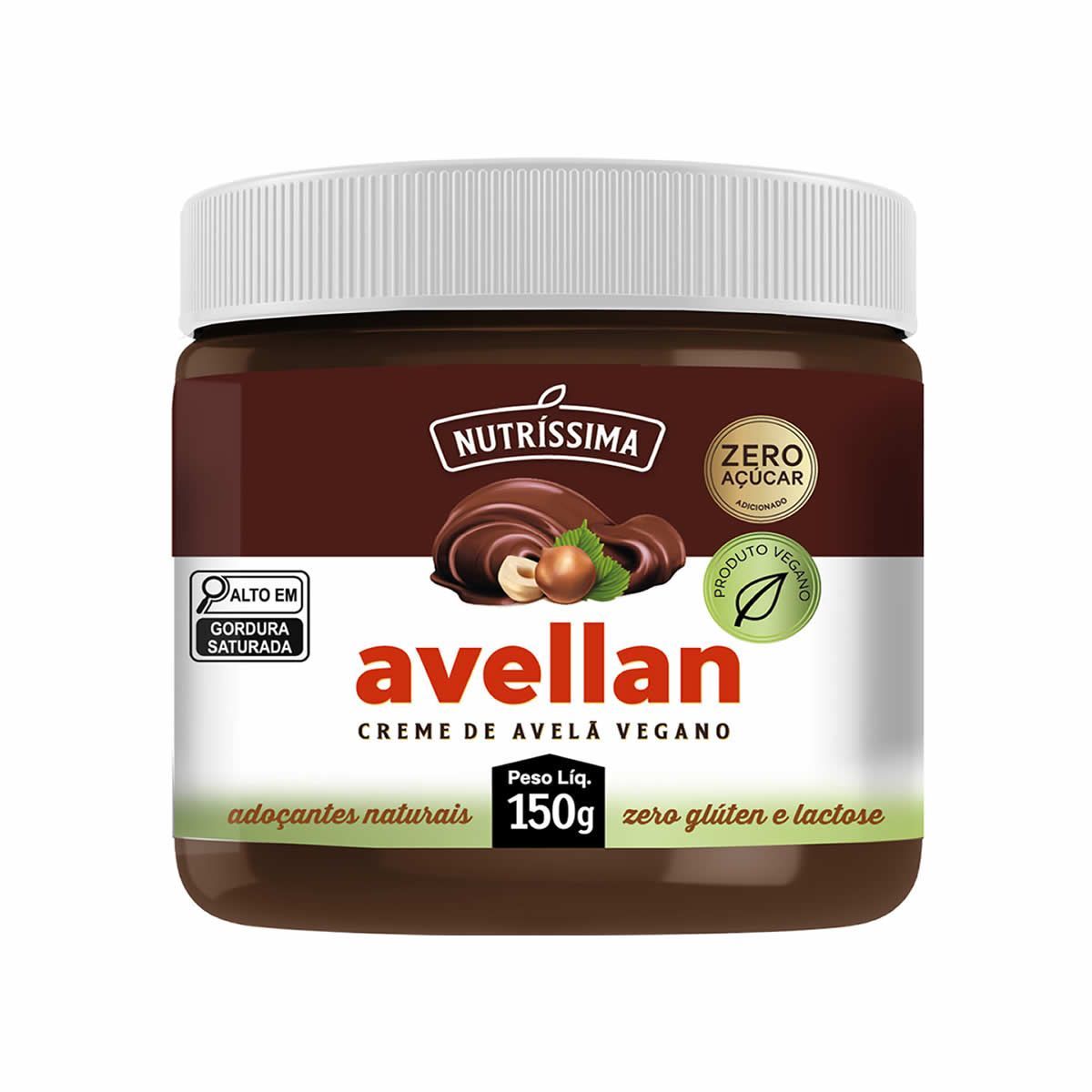 Creme de Avel� Vegano - 150g - Nutr�ssima