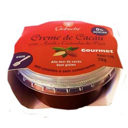 Creme de Cacau com Avel� e Castanha do Par� -70g - Gobeche