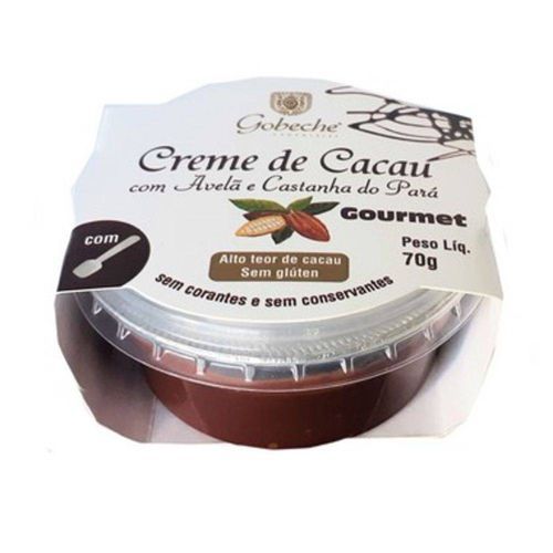 Creme de Cacau - 70g Avel� e Castanha do Par� - Gobeche