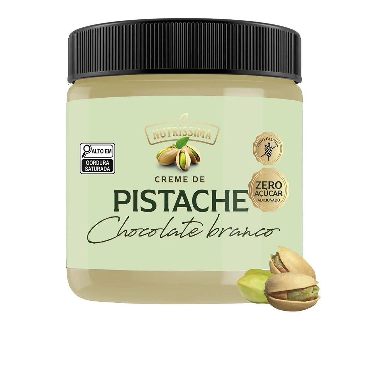 Creme de Pistache Com Chocolate Branco - 150g - Nutrissima