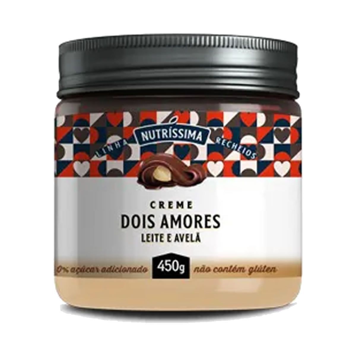 Creme Dois Amores - 450g Leite e Avel� -  Nutrissima*** Data Venc. 01/09/2023