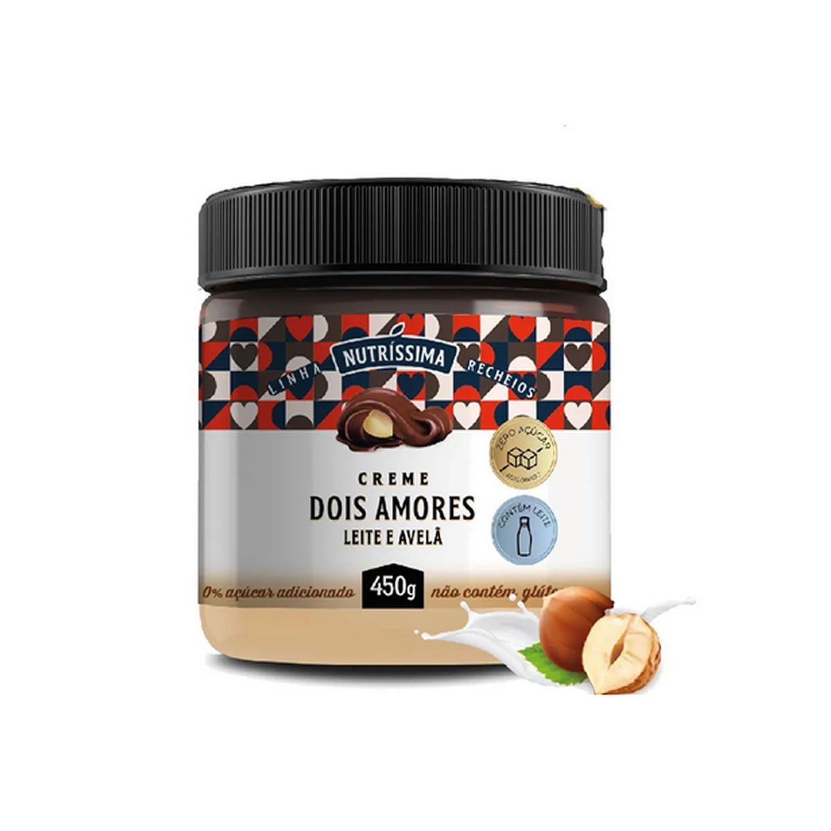 Creme Dois Amores - 450g Leite e Avel� -  Nutrissima