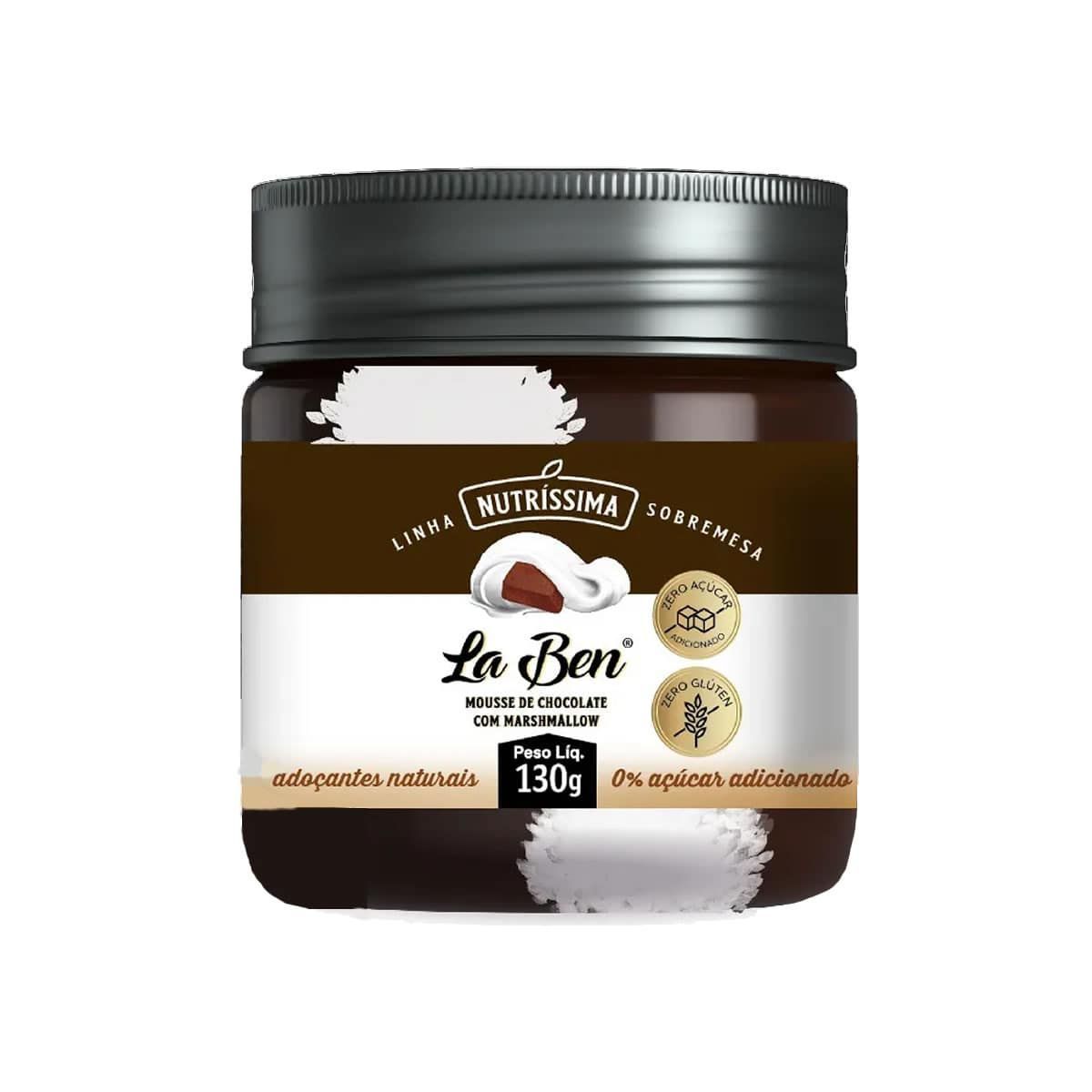 Creme La Ben - 130g Mousse de Chocolate com Marshmallow - Nutr�ssima