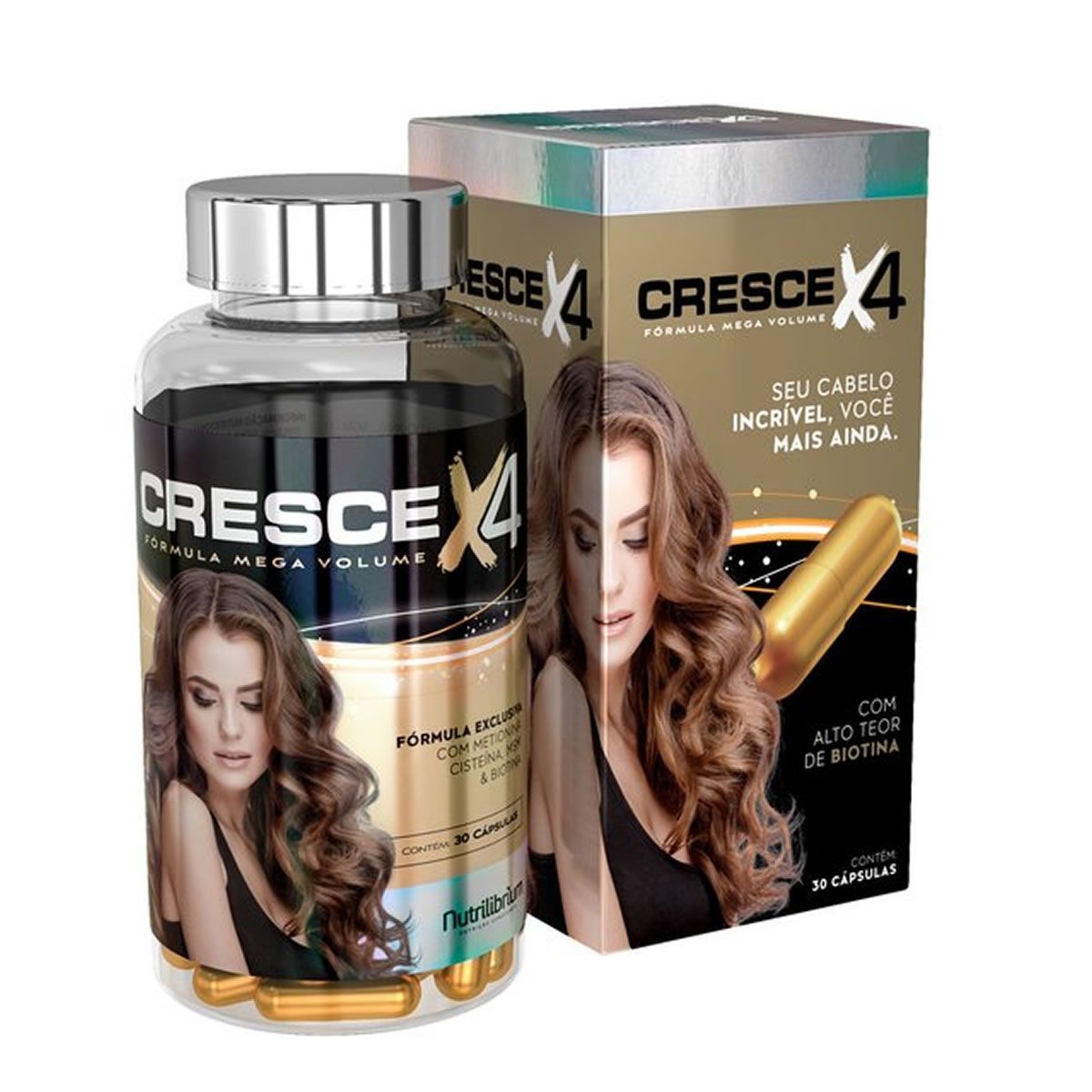 Cresce X4 - 30 C�psulas - Nutrilibrium