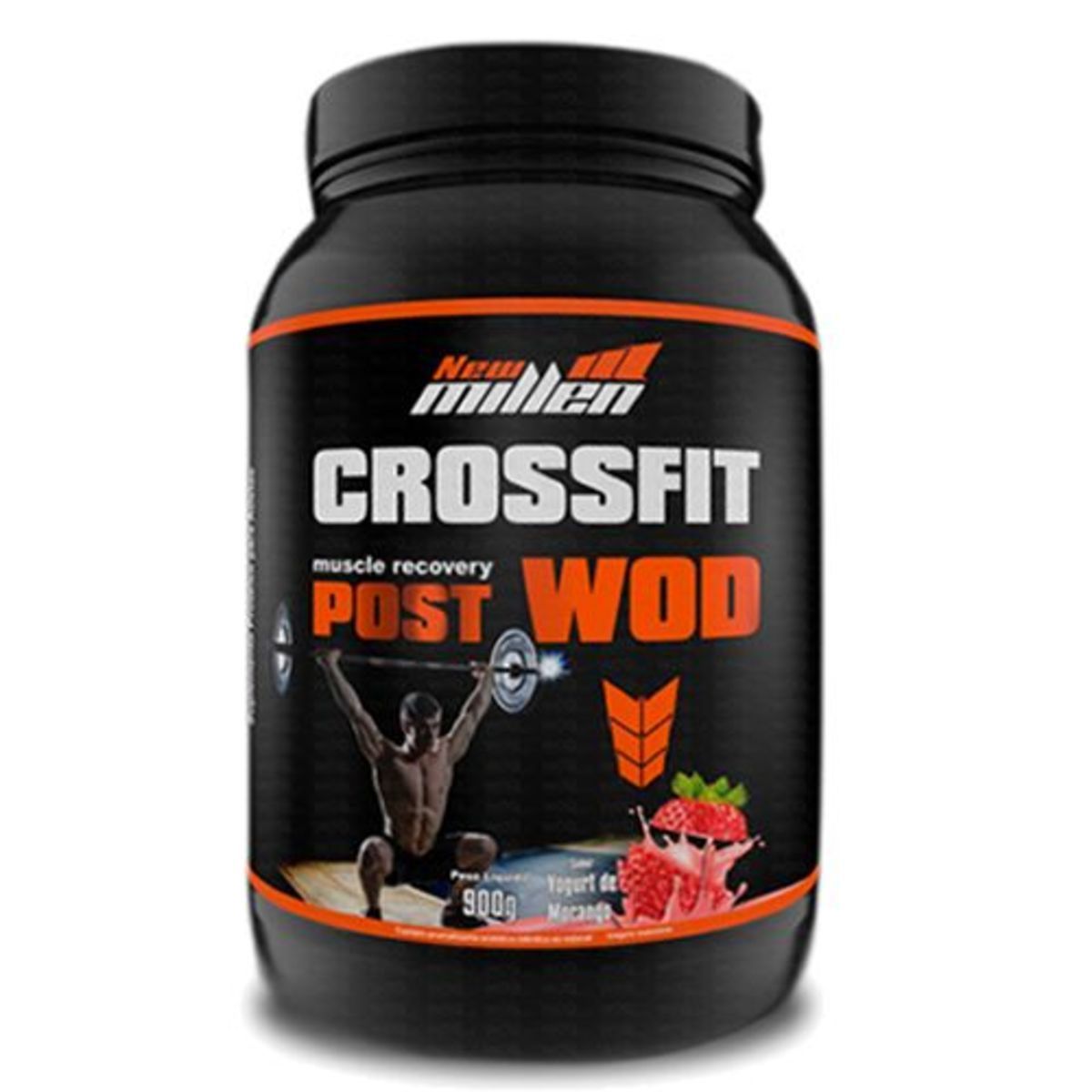Crossfit Post Wod - 900g Yogurt de Morango - New Millen*** Data Venc. 27/11/2020
