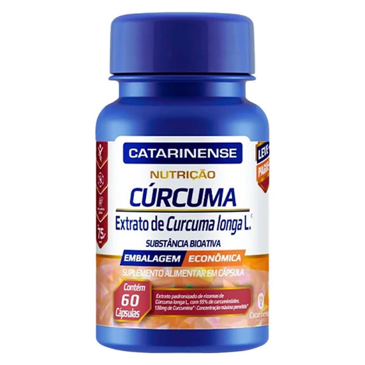 C�rcuma - 60 C�psulas - Catarinense Nutri��o
