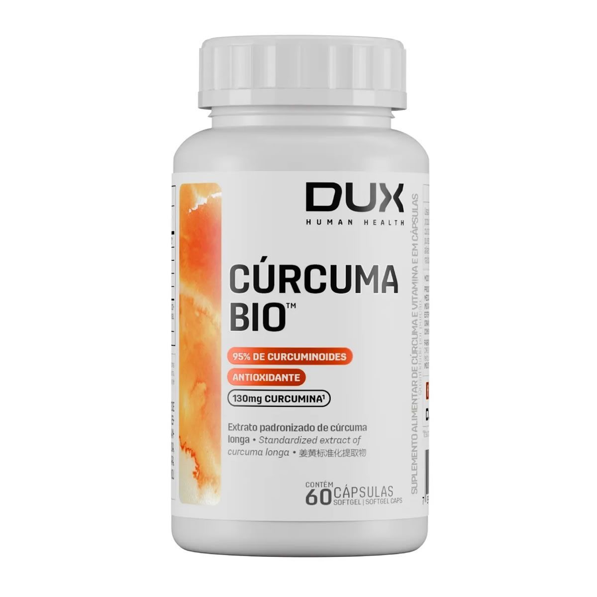 C�rcuma Bio - 60 C�psulas - Dux Nutrition