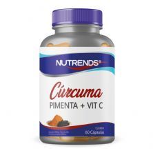 C�rcuma Com Pimenta e Vitamina C - 60 C�psulas - Nutrends