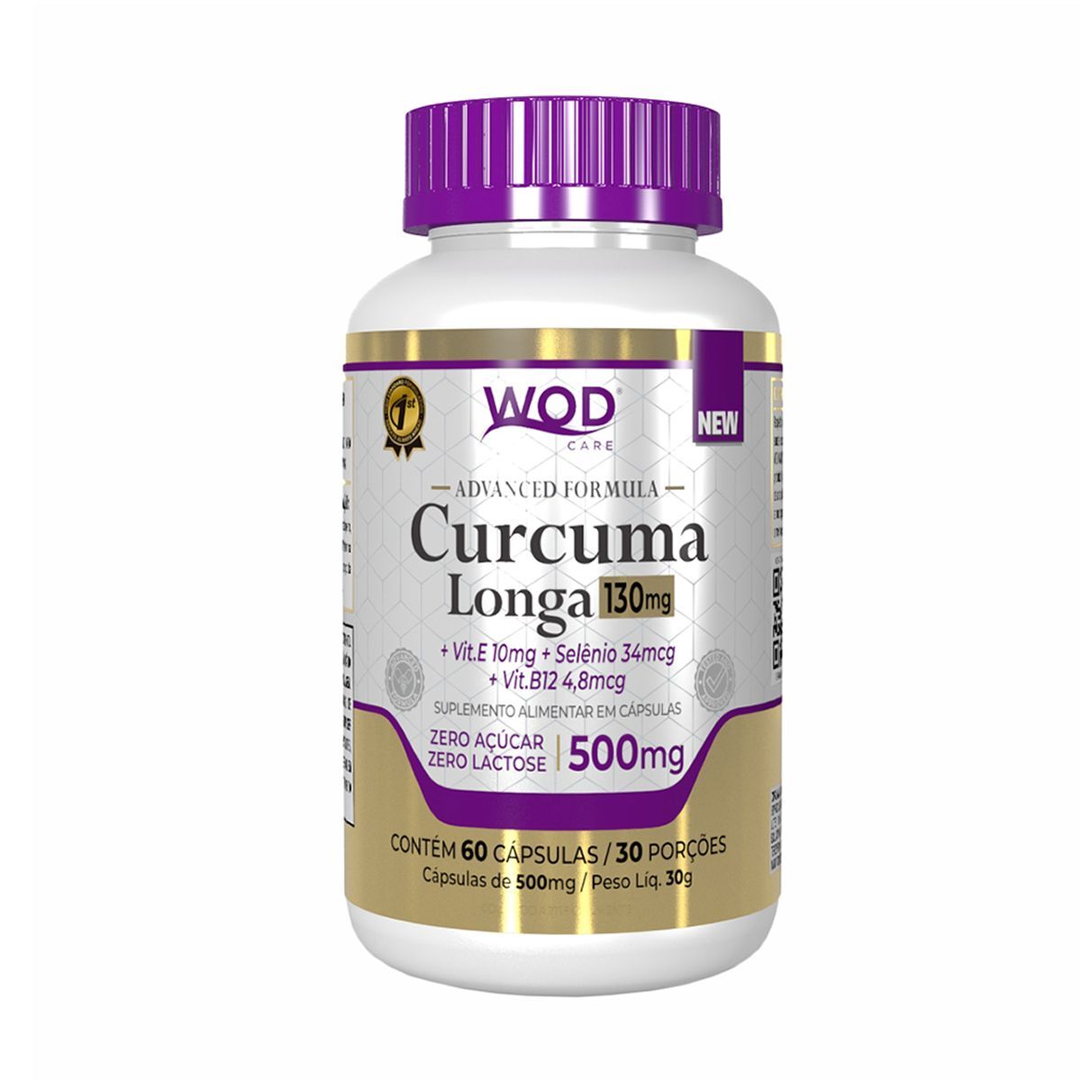 C�rcuma Longa - 60 C�psulas - Wod Nutrition