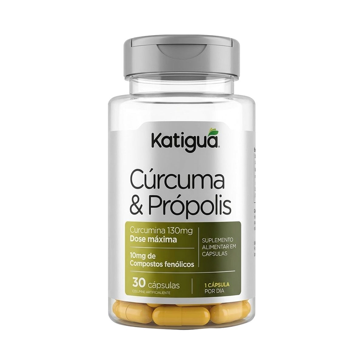 C�rcuma + Pr�polis - 30 C�psulas - Katigu�