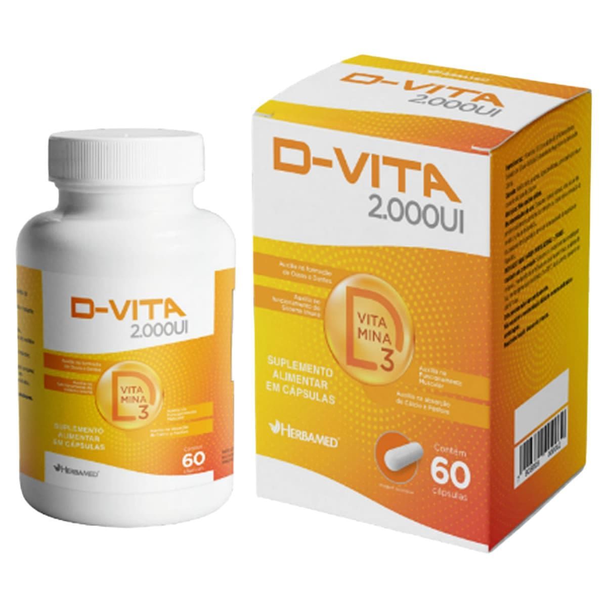 D-vita - 60 C�psulas - Herbamed