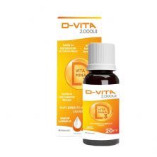 D-Vita Vitamina D3 2000UI - 20ml Laranja - Herbamed
