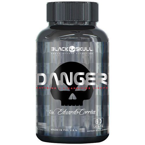 Danger - 60 Licaps - Black Skull